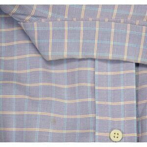 Robert Talbott Designed in Carmel Men's L Purple Check Shirt Button Down